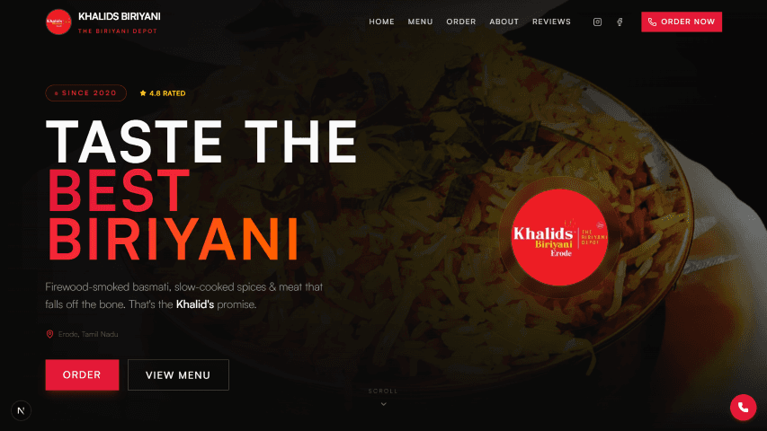Khalid's Biriyani project image