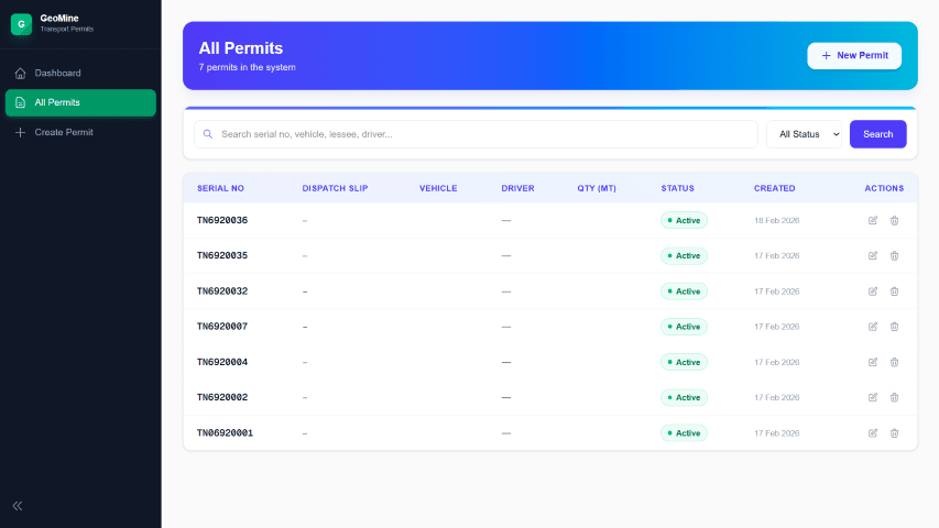 Geomine Bill project image