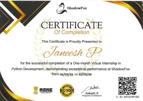 Shadowfox Intern cover image